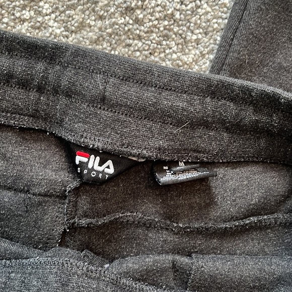 Gray Fila Sweatpants - Picture 2 of 3